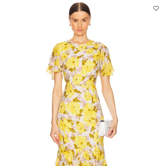 FAITHFULL THE BRAND Esperanza Midi Dress in Isadora Floral - Picture 1 of 3